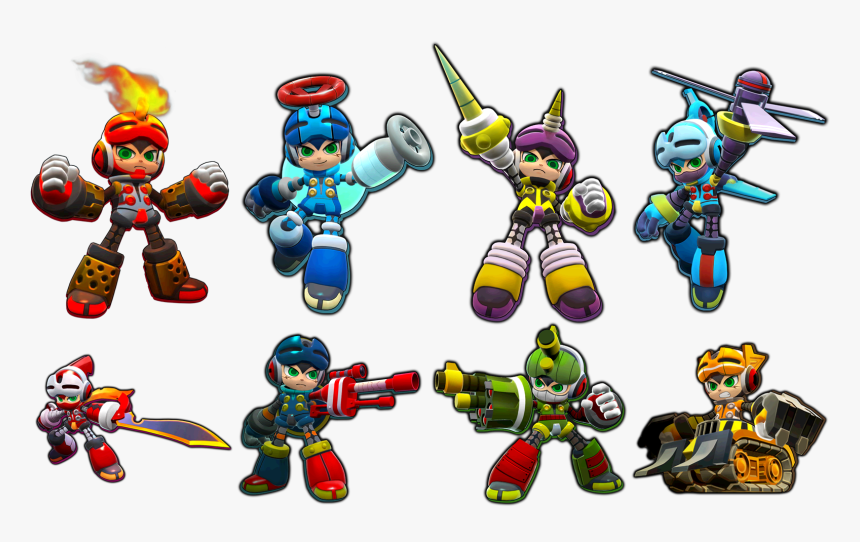 Rockman Exe Ws Mega Man 11 Mega Man 10 Mighty No - Mega Man 11 Power Ups, HD Png Download