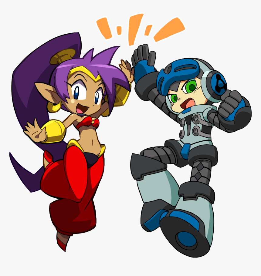 Half-genie Hero Shantae And The Pirate S Curse Mighty - Shantae Mighty No 9, HD Png Download