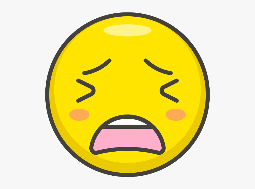 Tired Face Emoji - อิ โม จิ เหนื่อย Png, Transparent Png