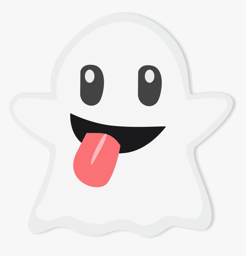 Emoji, Ghost, Ghost Emoji, Cutoo, Cuto - Emoji Fantasma, HD Png Download