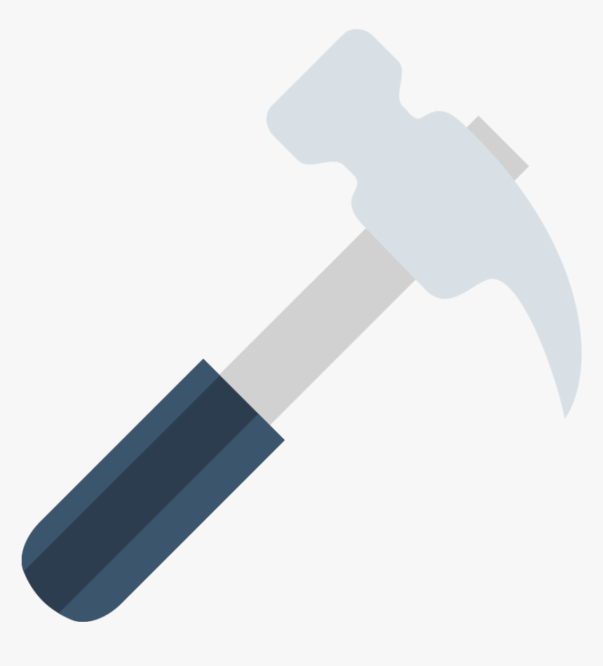 Small Hammer Vector Material Png Download - Blade, Transparent Png