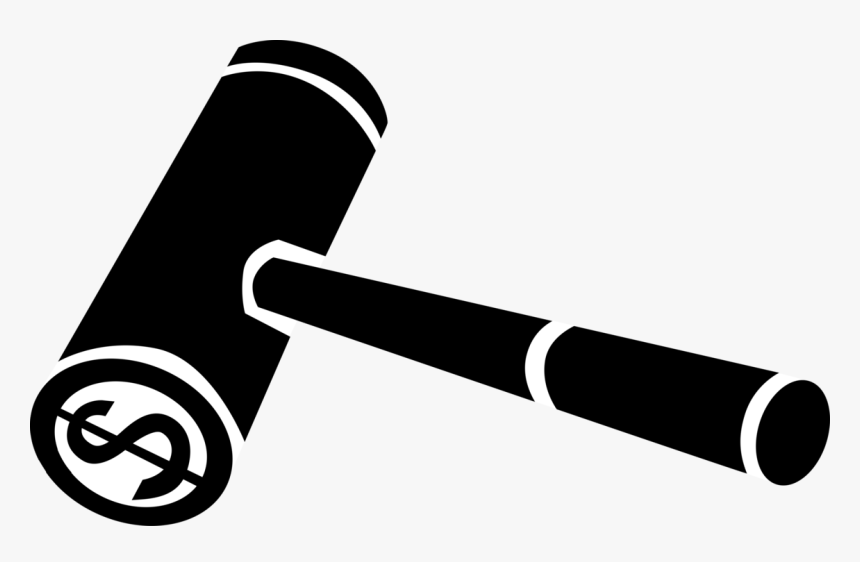Vector Illustration Of Judge S Gavel Ceremonial Mallet, HD Png Download