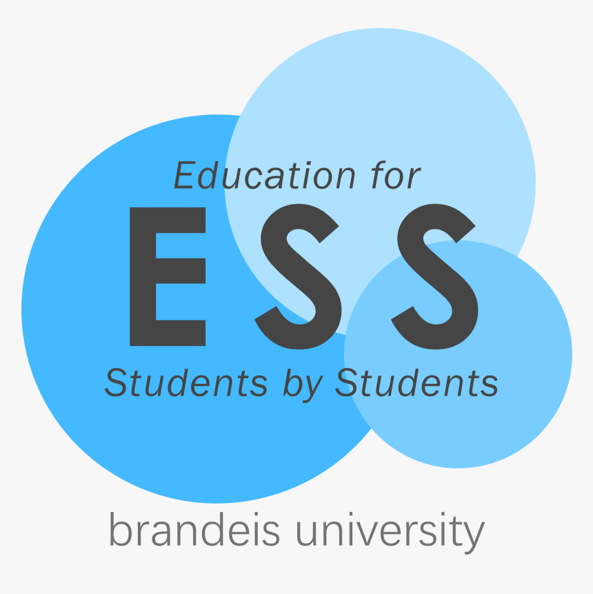 Education For Students By Students Logo Brandeis, HD Png Download