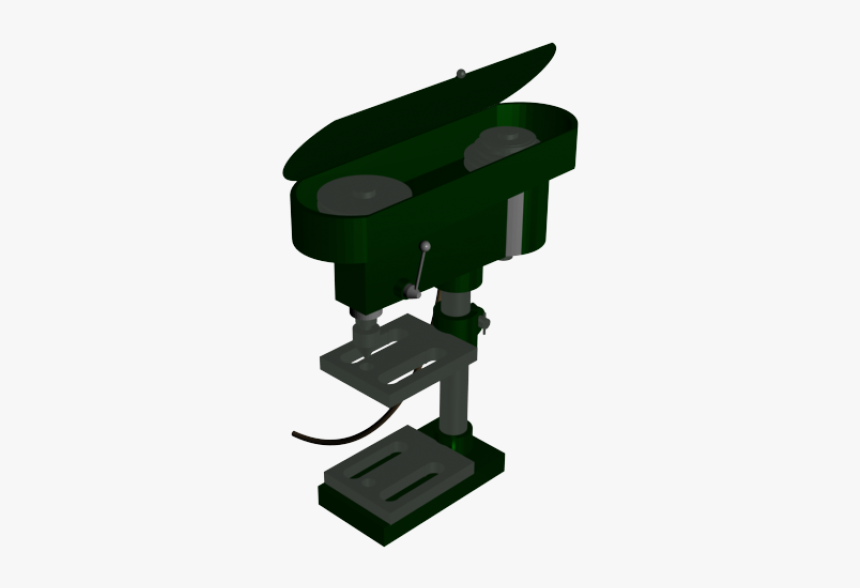 Drill Press 3d Models - Taladro De Banco Cad, HD Png Download
