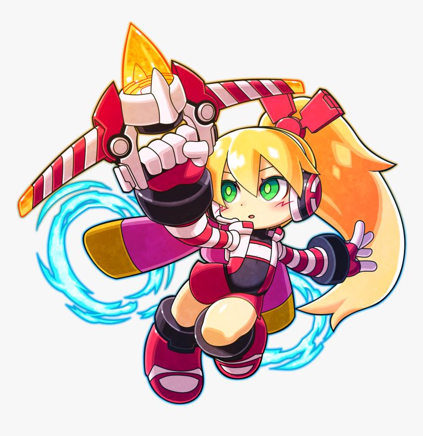 Mighty Gunvolt Burst Characters, HD Png Download