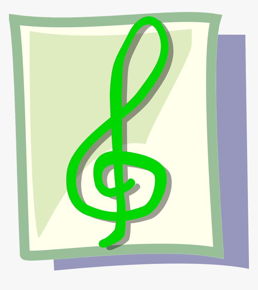 Notas Musicales En Color Verde, HD Png Download