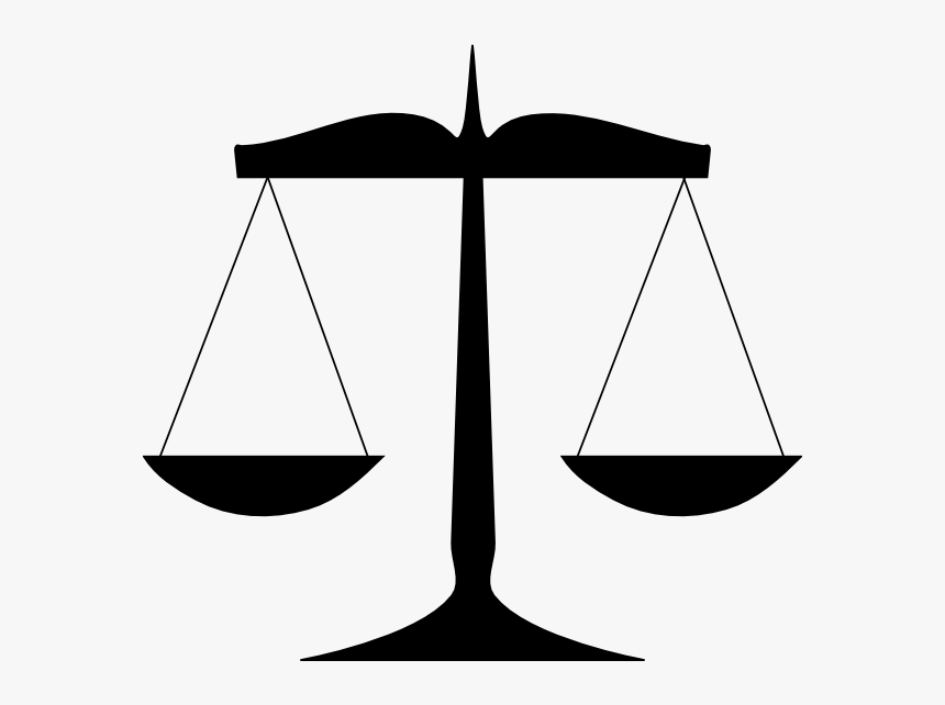 Scale Of Justice 4 Clip Art At Clker - Scales Of Justice Clip Art, HD Png Download