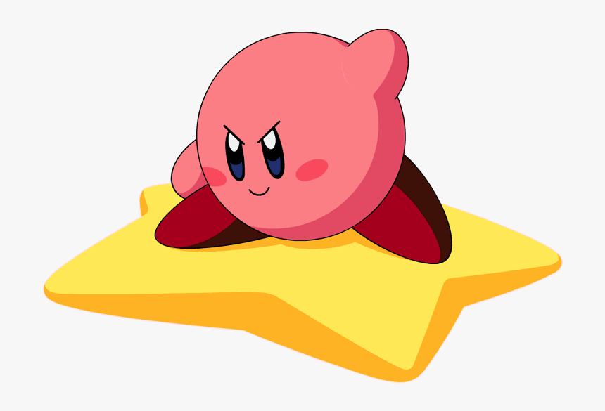 Kirby Riding Warp Star, HD Png Download
