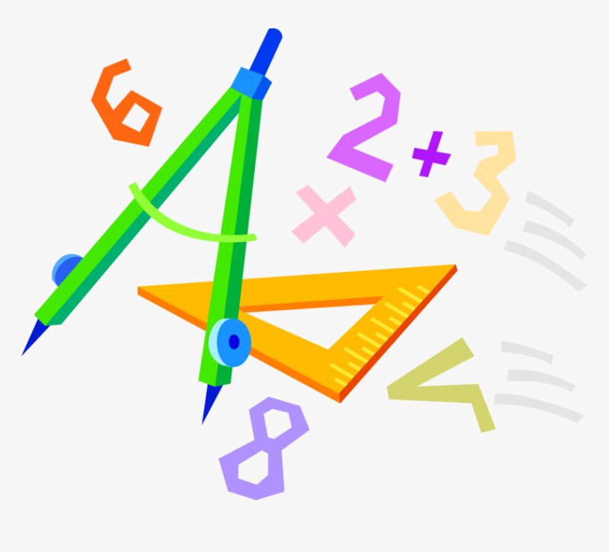 Vector Illustration Of School Geometry Math Compass Imagenes Para