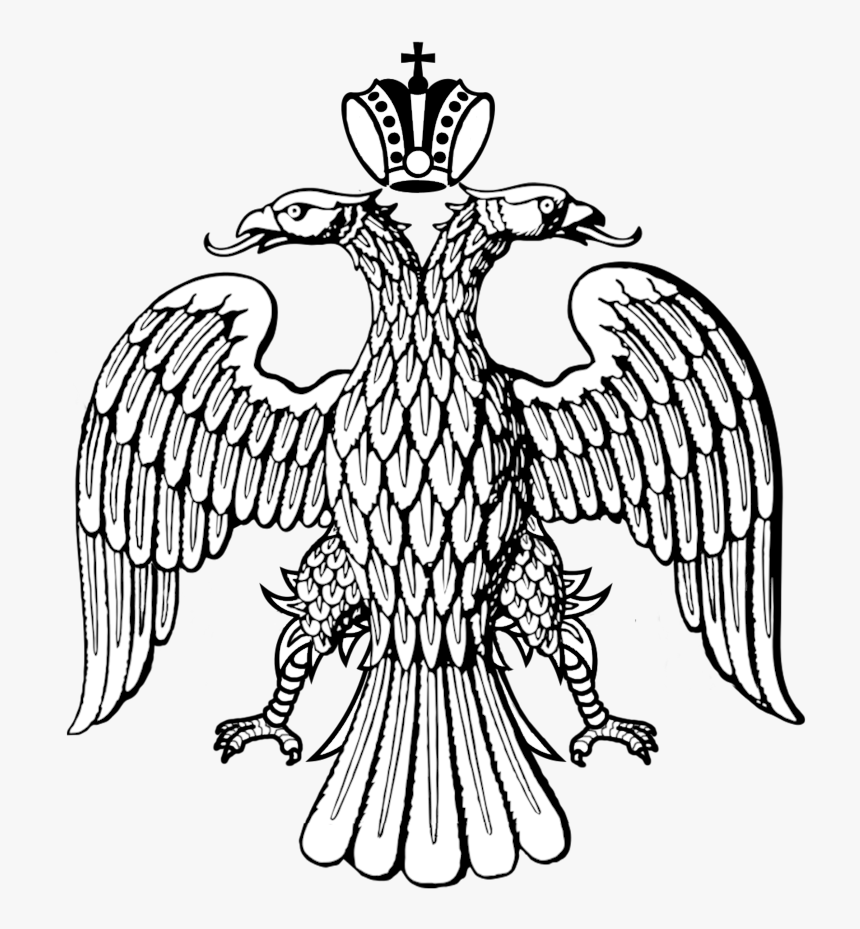 Byzantine Imperial Eagle - Double Headed Eagle Byzantine, HD Png Download