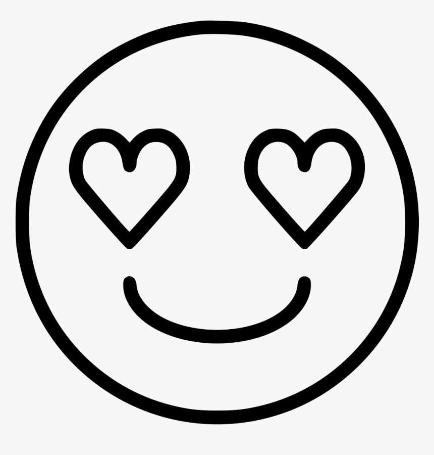 Smiley Love Png - Heart, Transparent Png