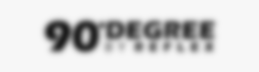 90degreelogoblack - Monochrome, HD Png Download