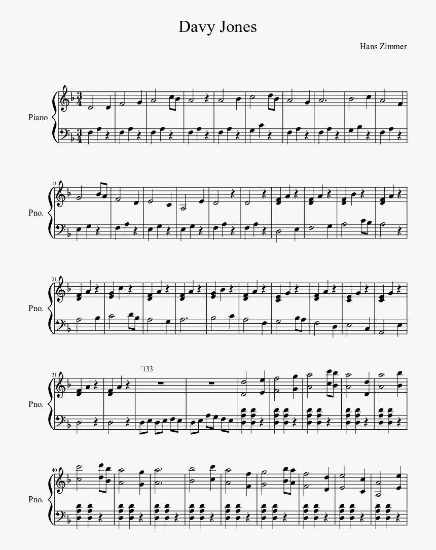 Fairy Tail Main Theme Piano Sheet Music, HD Png Download