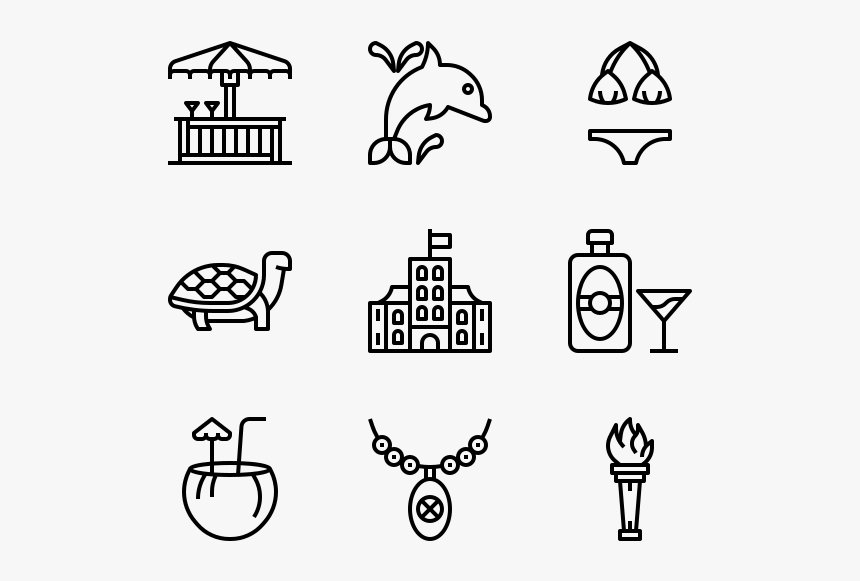 Hawaii - Wedding Icons, HD Png Download