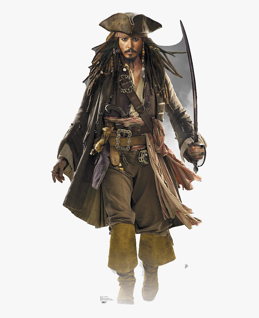 Captain Jack Sparrow Download Png - Pirates Of The Caribbean- Captain Jack Sparrow, Transparent Png