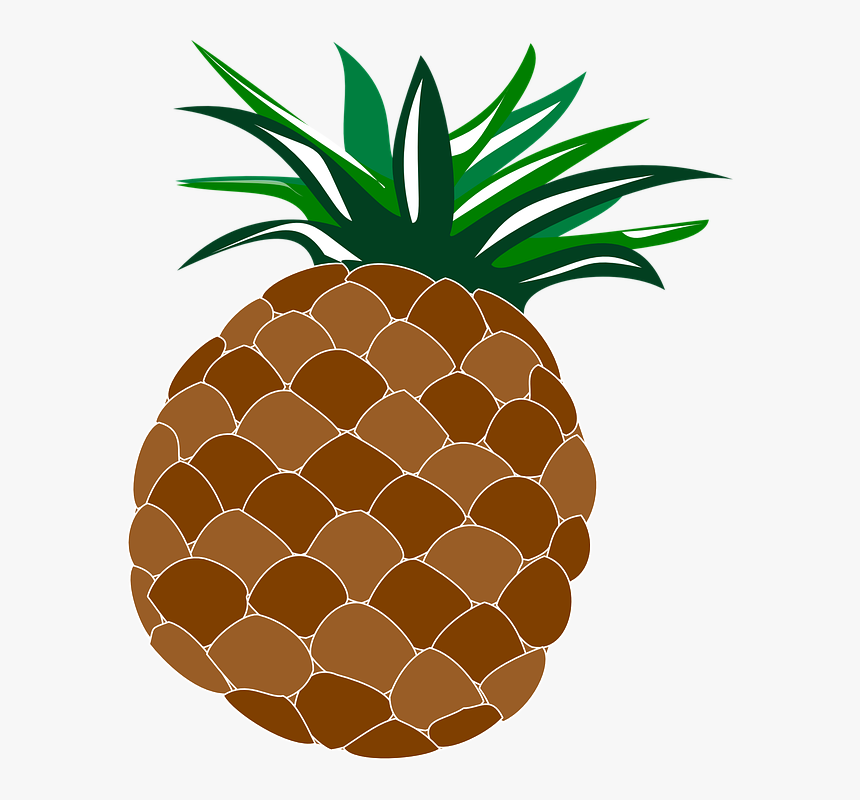 Pineapple, Food, Fruit, Hawaii, Hawaiian, Luau - Hawaiian Transparent, HD Png Download