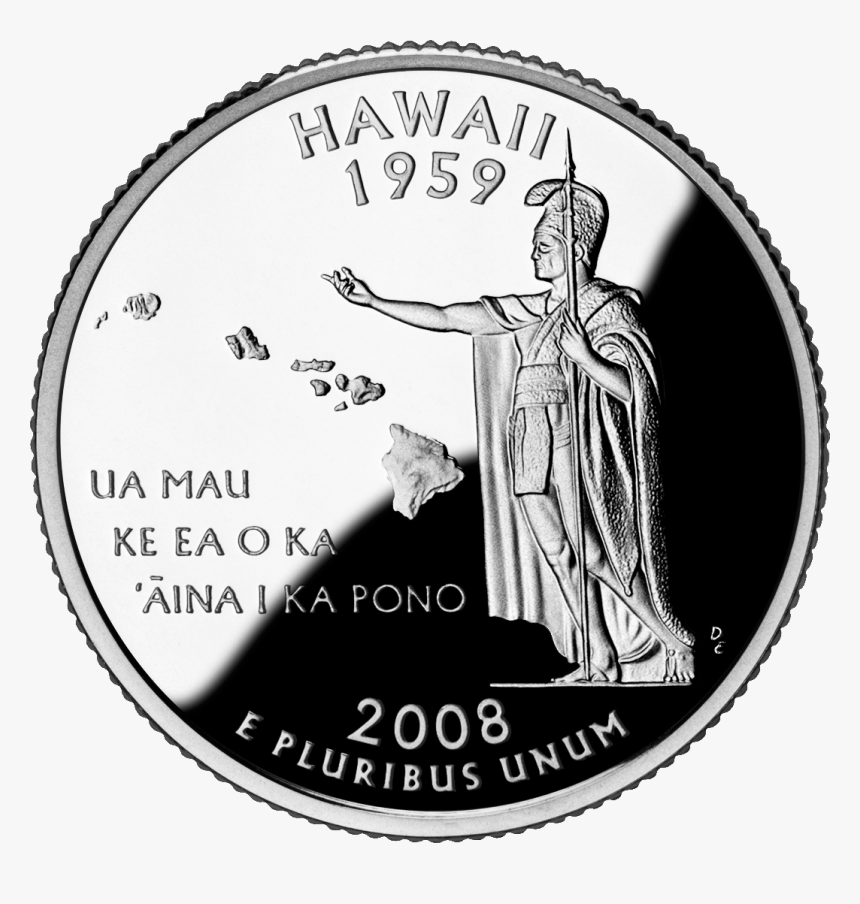 2008 Hi Proof - Hawaii State Quarter, HD Png Download