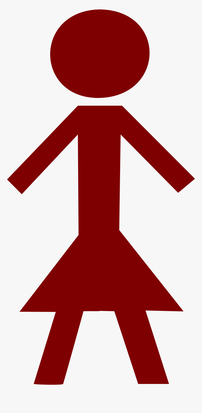 Red Stick Figure Clip Art, HD Png Download