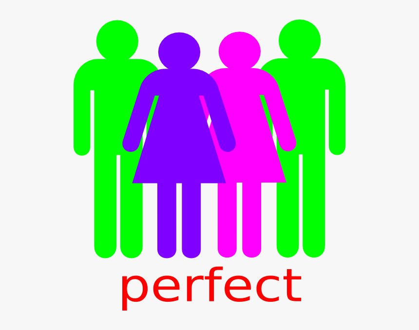Transparent Girl Stick Figure Png - 2 Boy And 2 Girl Stick Figures, Png Download