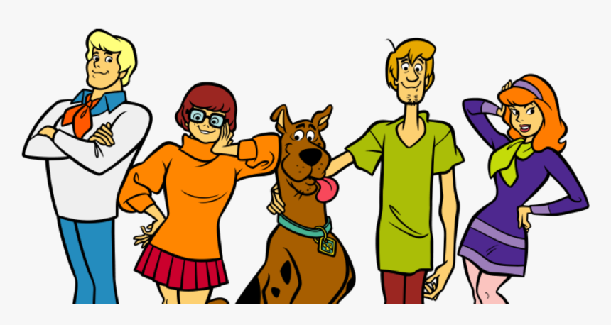 Scooby Doo The Whole Gang , Transparent Cartoons - Scooby Doo, HD Png Download