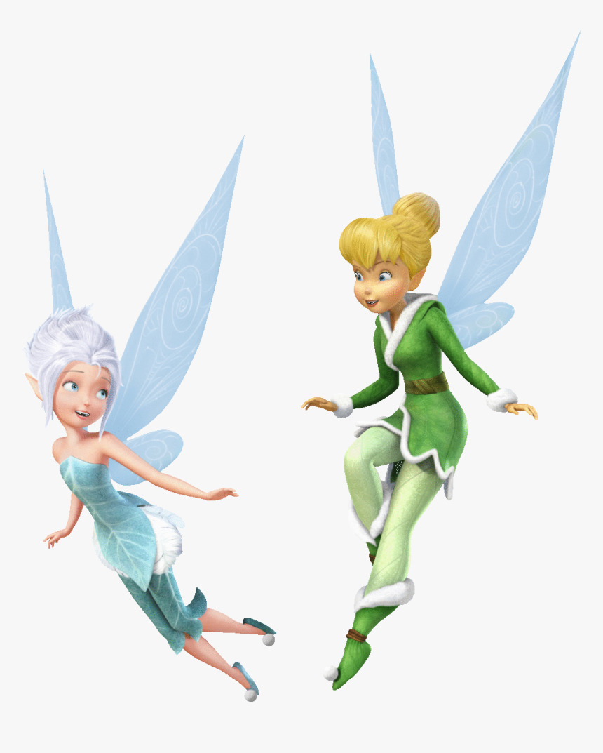 3 Disney Fairies, Tinkerbell, Sisters, Faeries, Ancient - Transparent Tinkerbell And Periwinkle, HD Png Download