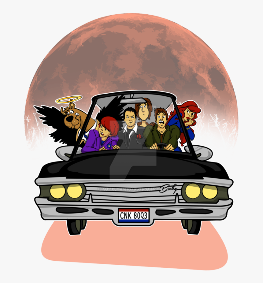 Image Result For Supernatural And Scooby Doo - Illustration, HD Png Download