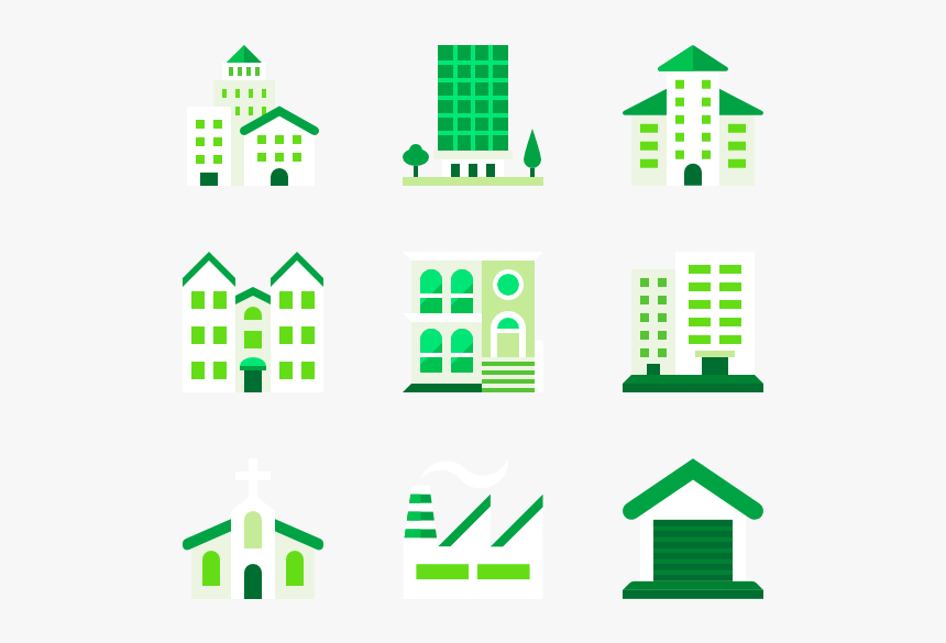 Buildings, HD Png Download