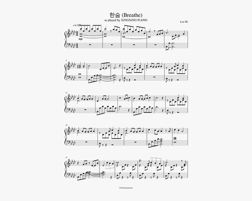 All Falls Down Piano Sheet, HD Png Download