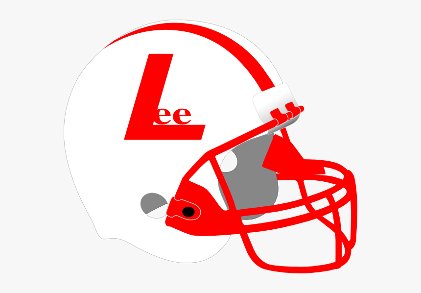 Red And White Football Helmet, HD Png Download