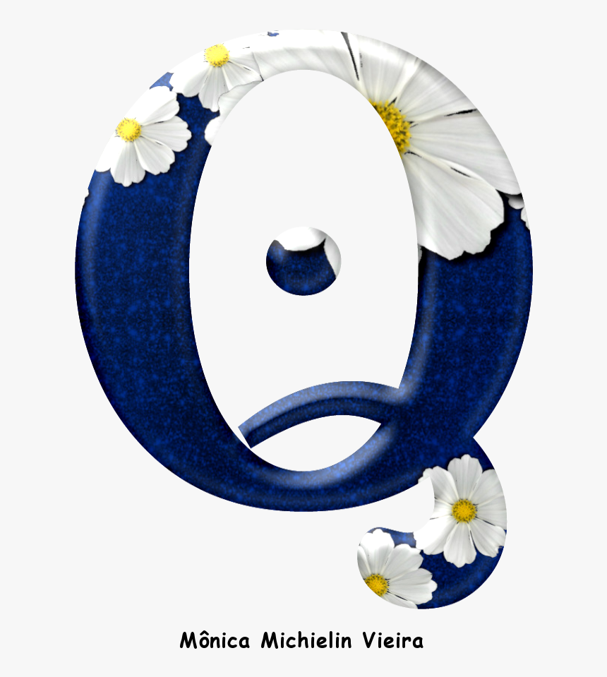 Alfabeto De Margaridas No Fundo Azul Png - Fontes Letras Alfabeto Dourado Letra A Dourada Png, Transparent Png