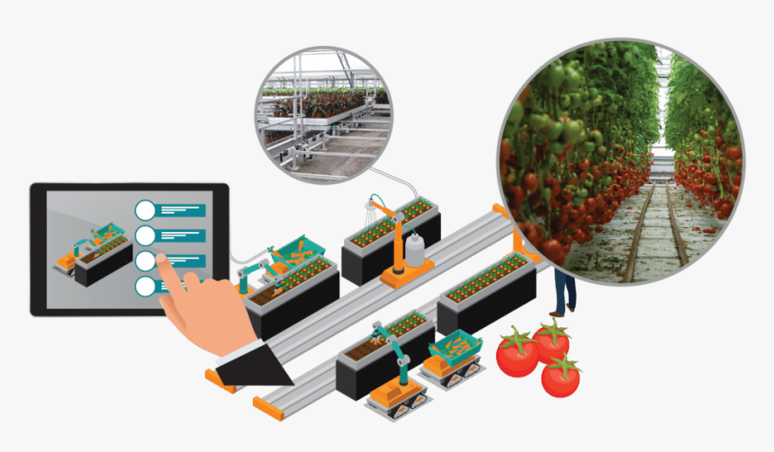 Smart Greenhouse Harvesting Robotics - Circle, HD Png Download