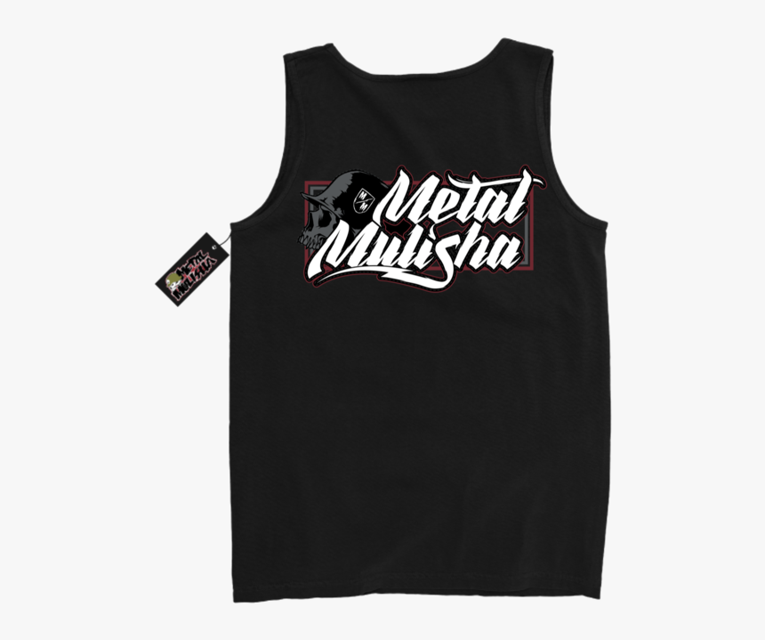 Metal Mulisha Letter Logo Tank Top Mens Back Black - Metal Mulisia, HD Png Download