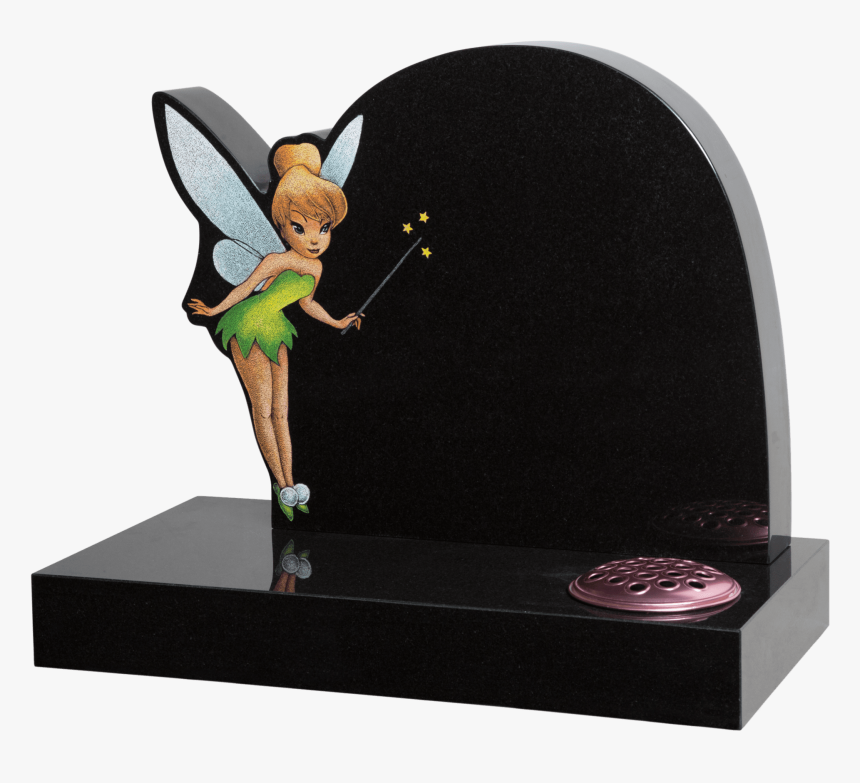 Head Stone With Tinkerbell, HD Png Download