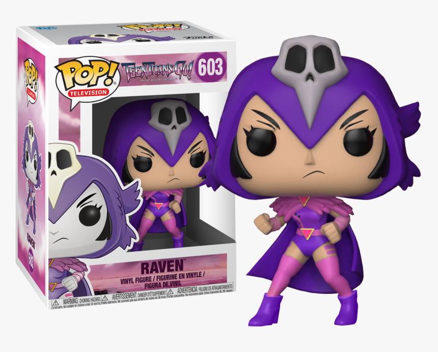 Teen Titans Go - Raven Teen Titans Go Funko, HD Png Download