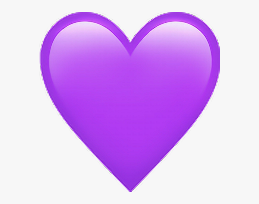 #corazon 
#corazon❤ 
#morado 
#violetta 
#emoji - Purple Heart Emoji Png, Transparent Png