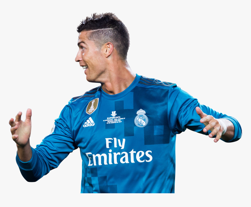 Transparent Ronaldo Png - Cristiano Ronaldo Spanish Super Cup 2017, Png Download