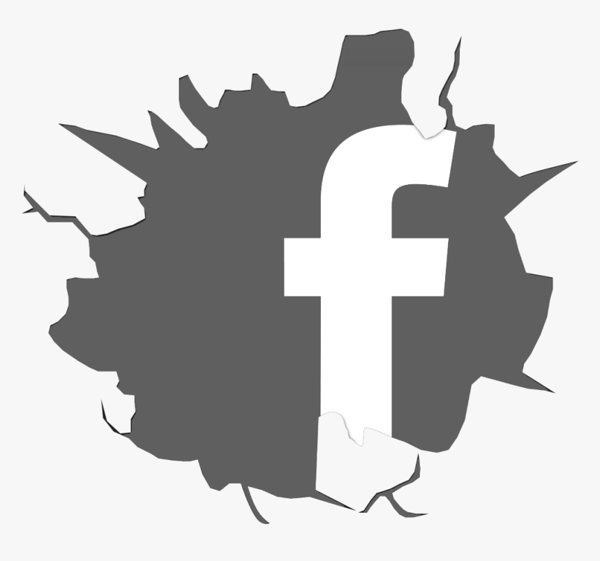 Logo Facebook Png Hd Clipart , Png Download - Facebook Cracked Logo, Transparent Png