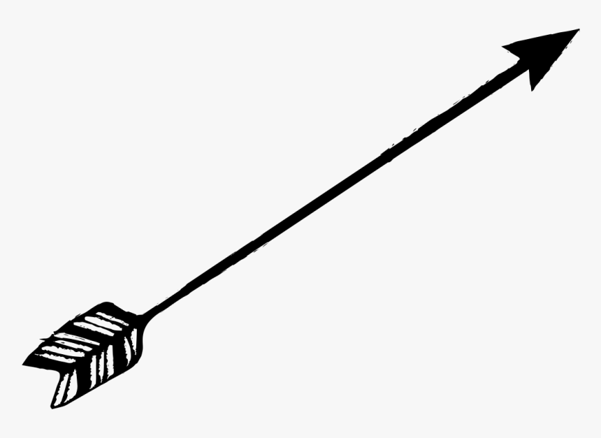 Black Arrow Transparent Background, HD Png Download