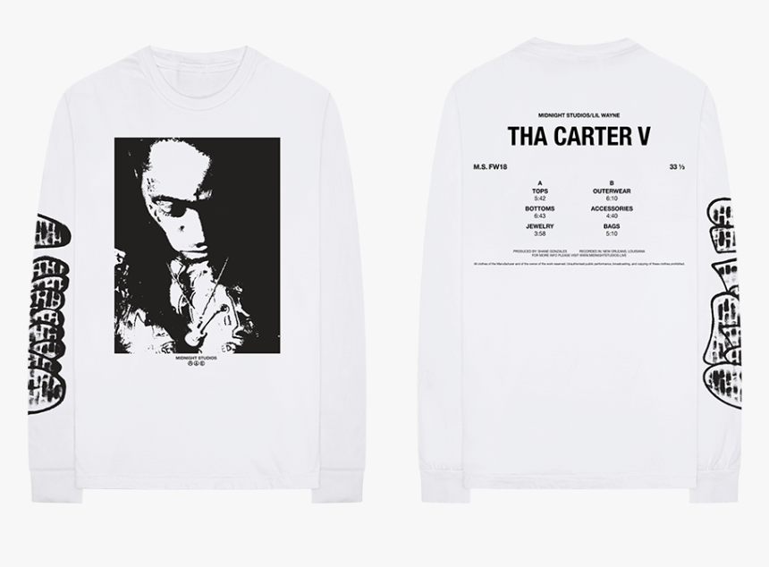 Long Sleeve Free Lil Wayne Shirts, HD Png Download