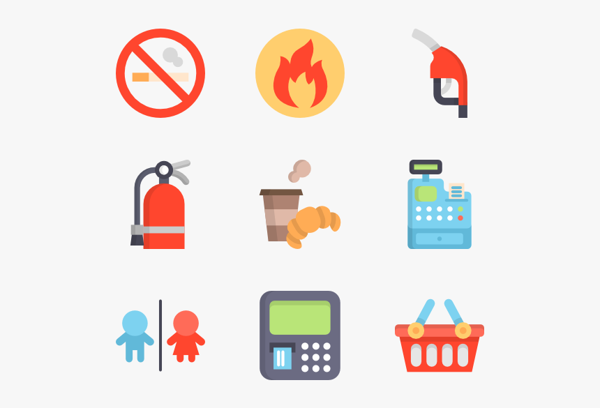 Gas Station - Gas Pump Icon Free, HD Png Download