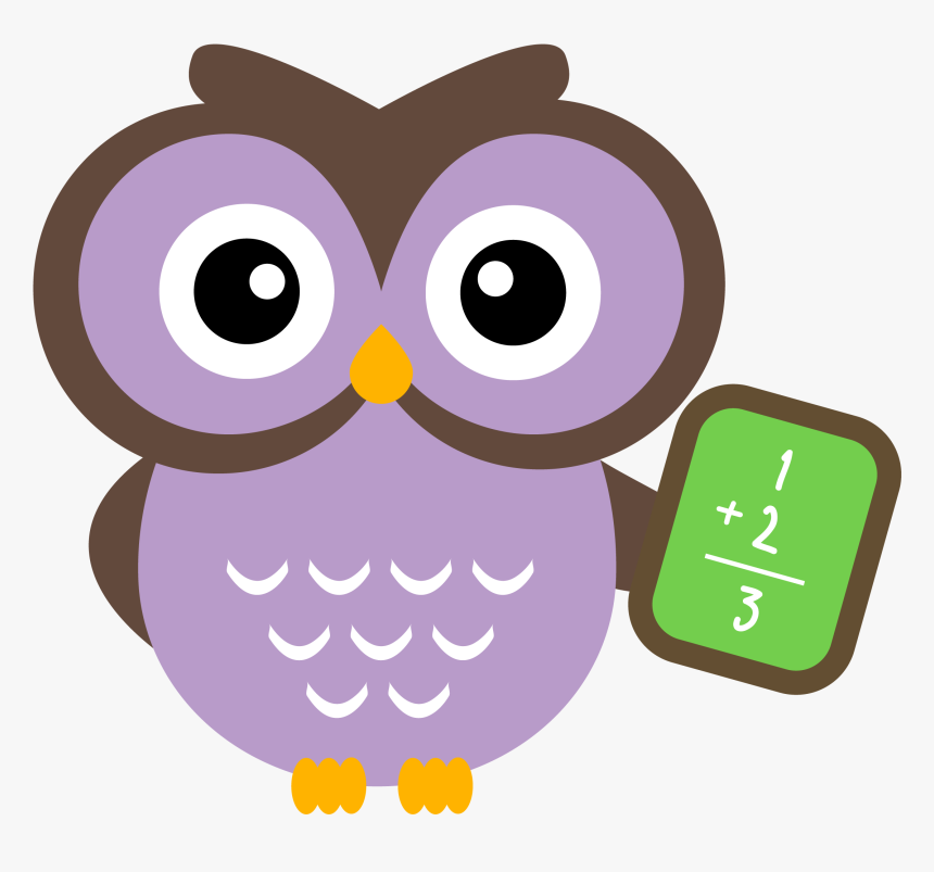 Owl Math Clipart, HD Png Download