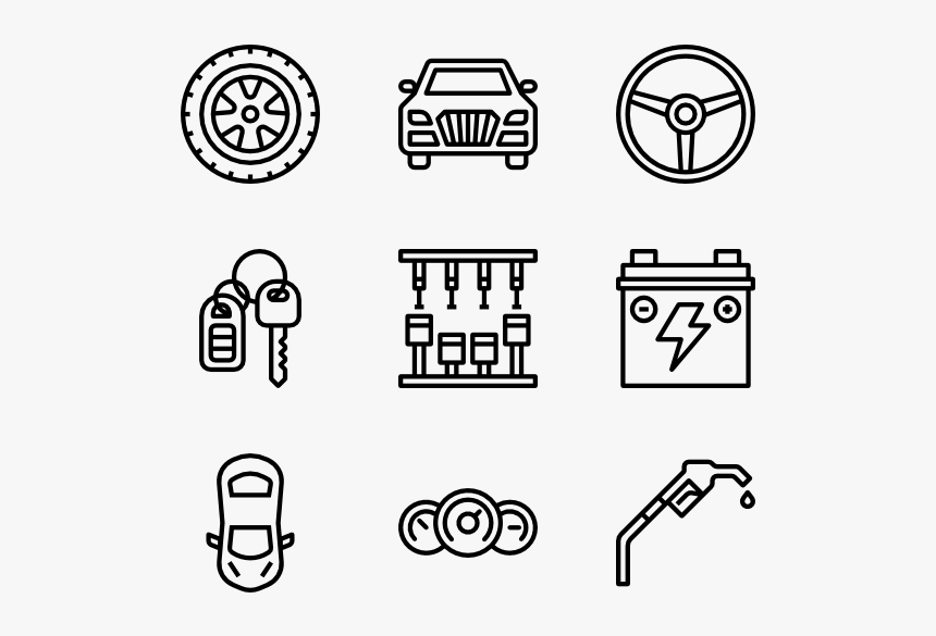 Car - Transport Icons Png, Transparent Png