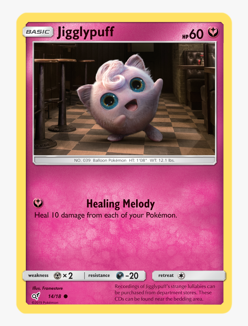 Detective Pikachu Pokemon Kort, HD Png Download