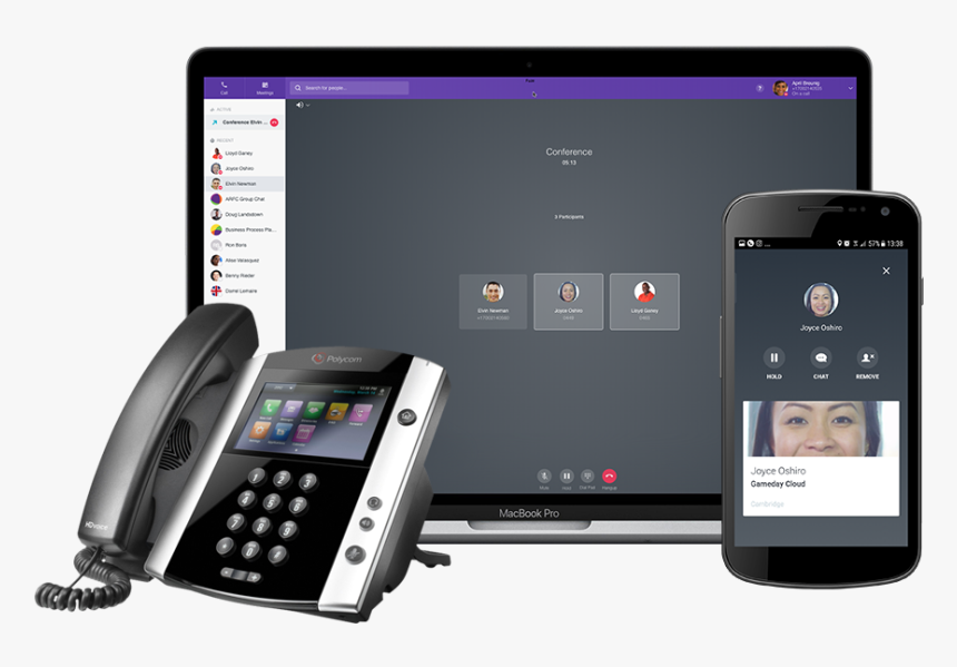 Transparent Fuze Png - Polycom Vvx601, Png Download