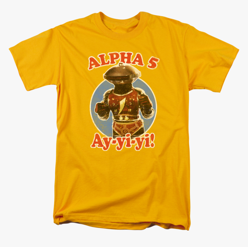 Alpha 5 Mighty Morphin Power Rangers T-shirt - Miami Miracle T Shirt, HD Png Download