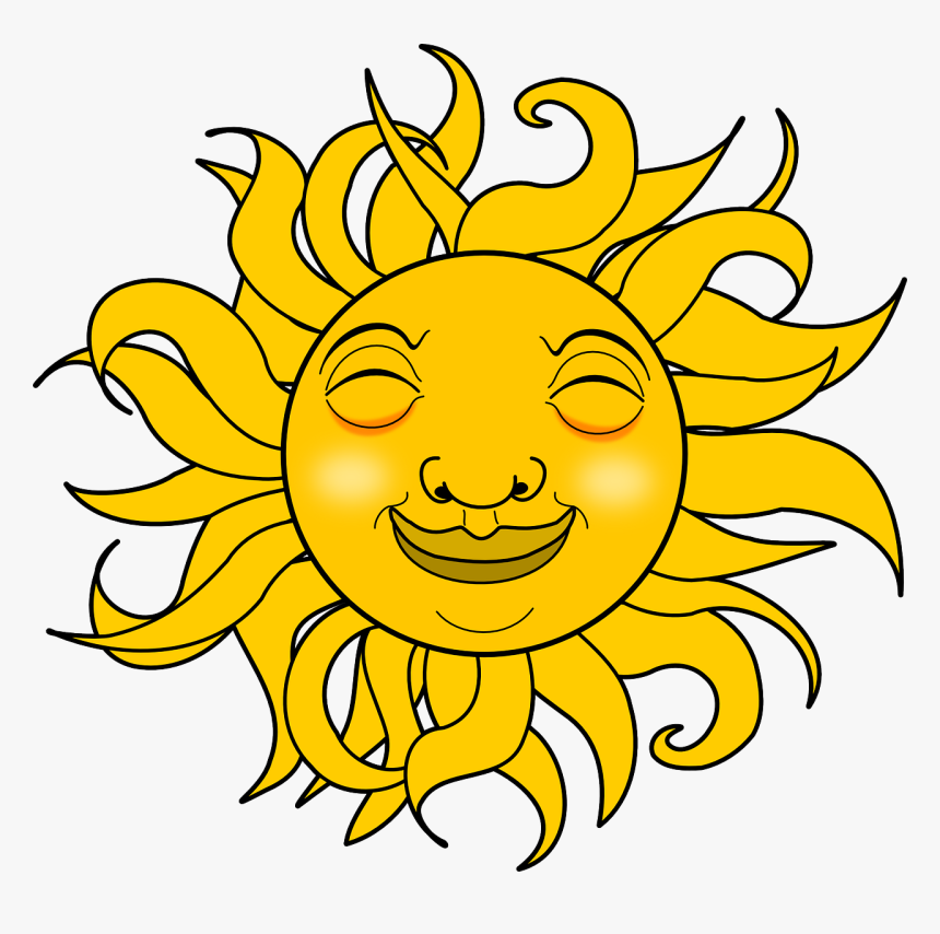 Smiling Sun Gif, HD Png Download