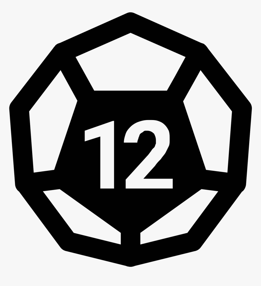 Dodecahedron Icon Free, HD Png Download