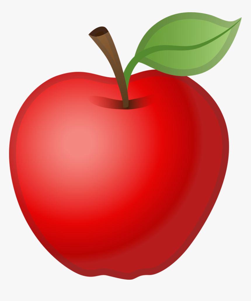 Red Apple Icon Noto Emoji Food Drink Iconset Google - Transparent Background Apple Emoji, HD Png Download