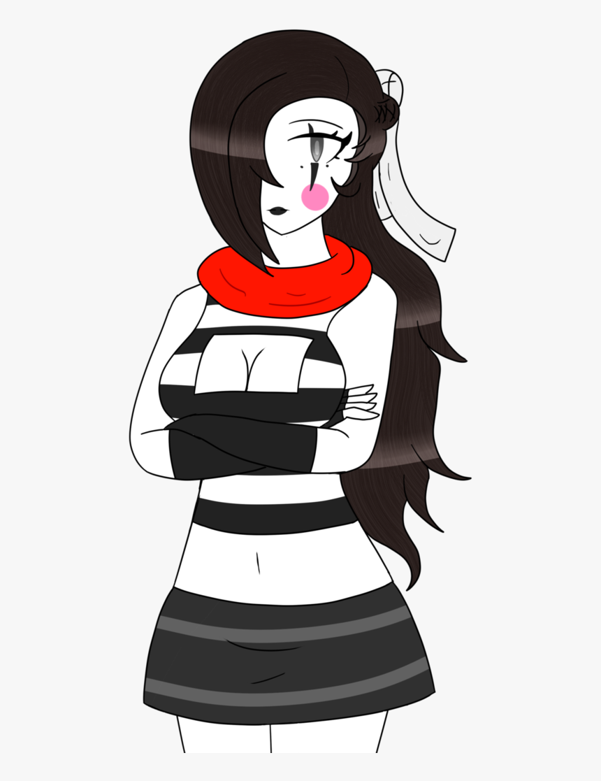 Ninja Tf By Control - Drawing Girl Mime, HD Png Download