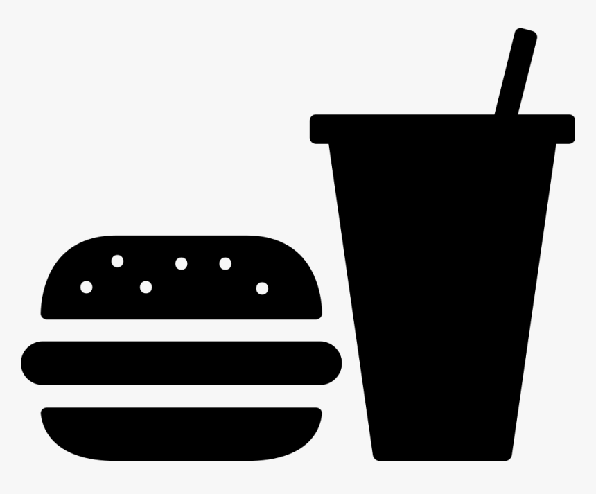 Transparent Soda Clipart - Burger And Soda Vector, HD Png Download